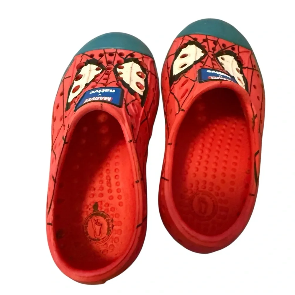 Kids Marvel x Native Spider-Man Water Shoes size 7